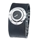 GUCCI Ladies 112 Twirl Collection Black Rubber Bangle Watch #YA112518 by Gucci