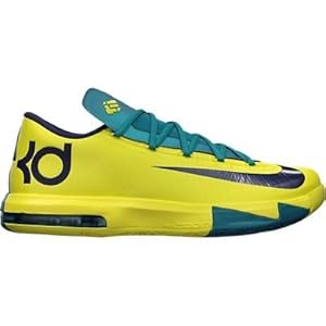 Nike KD VI Color Sonic Yellow / Tropical Teal / Midnight Navy 599424-700 (SIZE: 10)