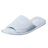 Dearfoams Women's Microfiber Terry Open Toe Scuff