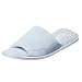 Dearfoams Women's Microfiber Terry Open Toe Scuff