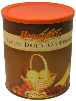Childrens Toyshop  Gourmet Food : Freeze Dried Raspberries - 8 Ounce Can