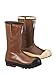 Knee Boots, Sz 8, 16" H, Brown, STL, PR