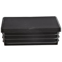 Kapsto 260 Q 6060 1.5 - 2 Polyethylene Square Plug, Black, 60 mm (Pack of 100)