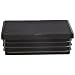 Kapsto 260 Q 6060 1.5 - 2 Polyethylene Square Plug, Black, 60 mm (Pack of 100)