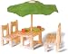 Plan Toys 7337: Outdoor Furniture (Wooden Dollhouse Furniture)