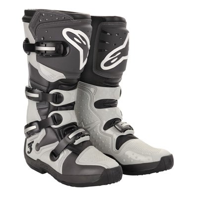 Alpinestars Tech 3 Mens Motocross Boots Gray 
