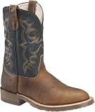 Double H Boot - Men's Double H® 12" Gel Ice Ropers Brown / Green