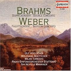Concertos by Brahms and Weber