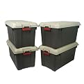 Iris Set of 4 Stor-it-All Airtight Containers - 81.6 qt.