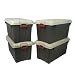 Kitchen & Housewares : Iris Set of 4 Stor-it-All Airtight Containers - 81.6 qt.