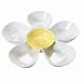BIA Cordon Bleu White Daisy with Yellow Dip Bowl, Gift Boxed