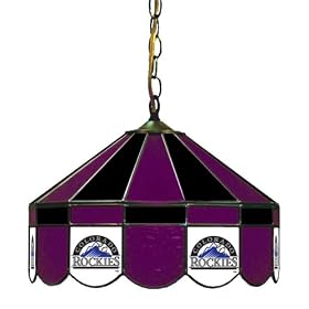 Buy Imperial Colorado Rockies Licensed 16-Inch Diameter Stained Glass Pub Light