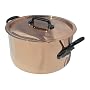 Mauviel Cuprinox Extra-Thick 2.5 mm 8-Quart Stockpot with Lid and Cast-Iron Handles