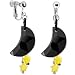 Handcrafted Austrian Moon and Stars Clip Earrings