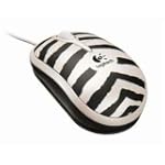 SAVE $3.04 - Logitech 3-Button USB Optical Scroll Wheel Zebra Mouse $16.95