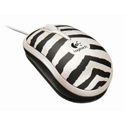 Logitech Zebra USB Optical Mouse - 931632-0403 / 9316320403