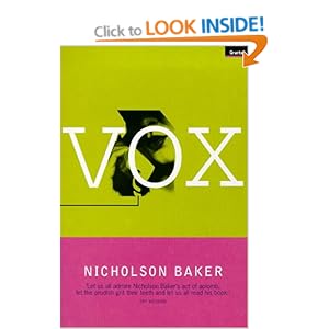 Vox - Nicholson Baker