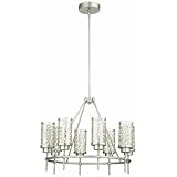 Philips Forecast M206878 Brocade Chandelier, Brushed Nickel