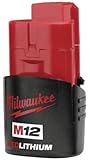 Milwaukee 48-11-2401 M12 RED LITHIUM 12-Volt Lithium-ion Cordless Tool Battery