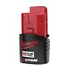 Milwaukee 48-11-2401 M12 RED LITHIUM 12-Volt Lithium-ion Cordless Tool Battery