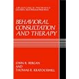 Behavioral Consultation And Therapy (applied Clinical Psychology)