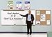 Ghent SPC46B-V-189 4 ft. x 6 ft. Style B Combination Unit - Porcelain Magnetic Whiteboard and Vinyl Fabric Tackboard - Mint