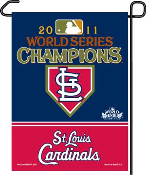 St. Louis Cardinals 2011 World Series Champions Garden Flag