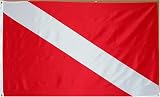 Outdoor Living : Diver Flag - 3 foot by 5 foot Polyester (NEW)