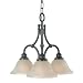 Royce Lighting RMC2247/3-46 Valhalla Incandescent 3-Light Mini Chandelier with Cream ...