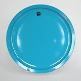ZAK DESIGNS YOYO TURQUOISE DINNER PLATE 6pc