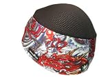 SweatVac Ventilator Cap - Body Art Tatoo with Black Mesh Top