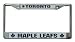 Toronto Maple Leafs Chrome License Plate Frame