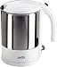 Petra WK 288.00 Cordless WasserKocher 1,7 l, Edelstahl-Topf, Einhand Deckelöffnung, 1800 W Weiß