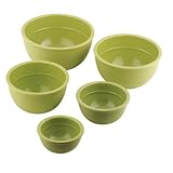 Mario Batali 5-Piece Measuring Prep Bowl Set, Pesto