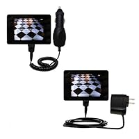 The Essential Gomadic Car and Wall Accessory Kit for the iRiver Clix - 12v DC Car and AC Wall Charger Solutions with TipExchange