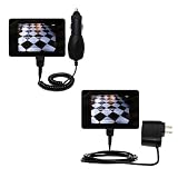 Essential Kit for the iRiver Clix - includes Car and Wall Charger with Rapid Charge Technology - Gomadic Brand w/ TipExchange Technology