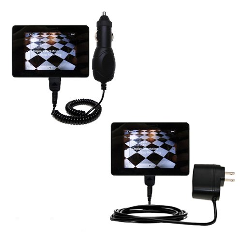 Electronics: Essential Kit for the iRiver Clix   includes Car and Wall Charger with Rapid Charge Technology   Gomadic Brand w/ TipExchange Technology