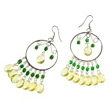 Cool Lime Summer Dangle Earrings