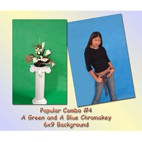 DMKFoto Popular Combo - Green/Blue Chromakey Backgrounds - New