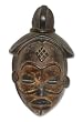 Wood mask, 'Judge and Feast' Wood mask, 'Judge and Feast'