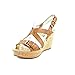Marc Fisher Gilon 3 Open Toe Synthetic Wedge Sandal