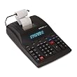 12-Digit Calculator,2-Print/Display, 8"x11"x3", White/Blue