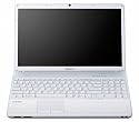 Sony Vaio EB2M1E/WI 39 cm (15,5 Zoll) Notebook (Intel Core i3 350M 2,2GHz, 4GB RAM, 320GB HDD, ATI HD 5470, DVD, Win 7 HP) wei?/silber