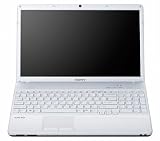 Sony Vaio EB2M1E/WI 39 cm (15,5 Zoll) Notebook (Intel Core i3 350M 2,2GHz, 4GB RAM, 320GB HDD, ATI HD 5470, DVD, Win 7 HP) wei?/silber