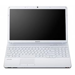 Sony Vaio EB2M1E/WI 39 cm (15,5 Zoll) Notebook (Intel Core i3 350M 2,2GHz, 4GB RAM, 320GB HDD, ATI HD 5470, DVD, Win 7 HP) wei?/silber