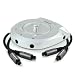 Nyrius SW100 Digital Audio Optical Toslink 3 Input Selector Switch Compatible with Fiber Optic Cables, HDTV, Blu-ray DVD player, PCM, Dolby Digital, DTS, XBOX360, PS3
