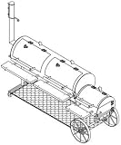 Smoker BBQ Pit Plans Blueprints