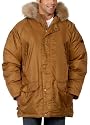 Sean John Men's Down Long Snorkel Jacket, Wheat, X-Large