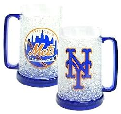 New York Mets Crystal Freezer Mug - Baseball Sports Merchandise