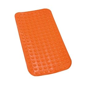 Wenko - 18954100 - Tapis de Baignoire - Tropic - Orange